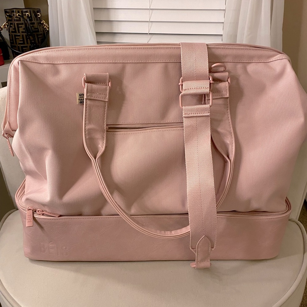 Béis weekender bag in atlas pink (new)